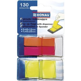 ZAKŁADKI INDEKSUJĽCE DONAU 12*45mm/25mm*45mm MIX