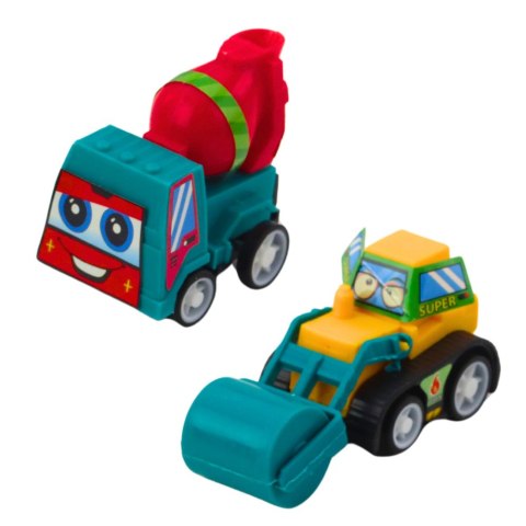 Zestaw Mini Autka Budowlane Z Napędem W Torebce 6szt. Zestaw Mini Autka Budowlane Z Napędem W Torebce 6szt.