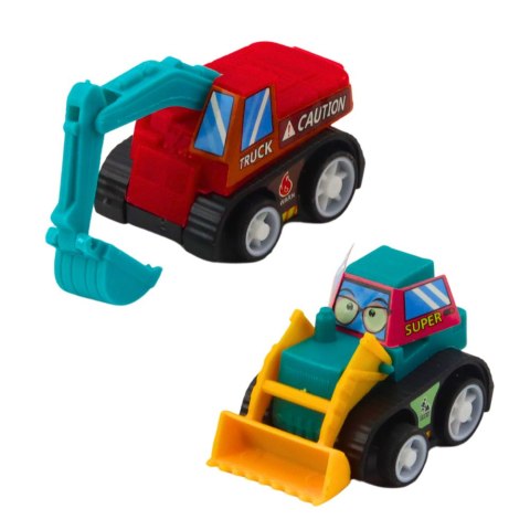 Zestaw Mini Autka Budowlane Z Napędem W Torebce 6szt. Zestaw Mini Autka Budowlane Z Napędem W Torebce 6szt.