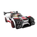 Klocki Konstrukcyjne Auto Sportowe Wyścigówka Robot 2w1 Biały 341 el. Klocki Konstrukcyjne Auto Sportowe Wyścigówka Robot 2w1 Biały 341 el.
