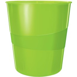 Kosz na śmieci Leitz Wow 15L zielony