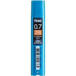 Grafity do ołówków Pentel Ain Stein 0.7mm 2B (12)