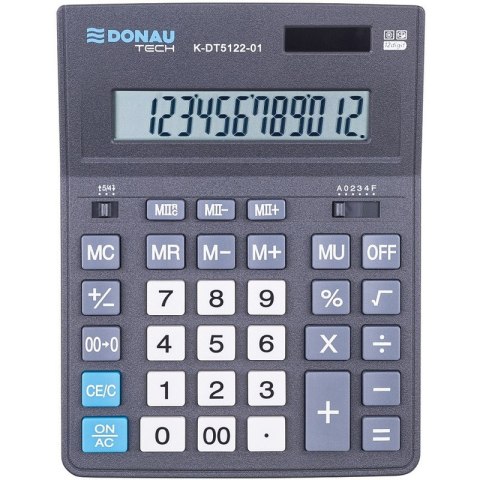 Kalkulator Donau Tech K-DT5122-01 czarny Kalkulator Donau Tech K-DT5122-01 czarny