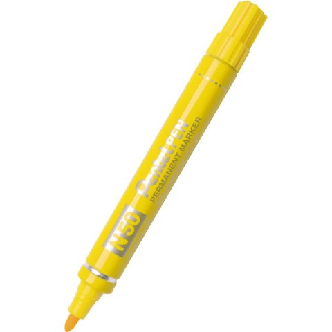 MARKER PERMANENTNY PENTEL N50 ŻÓŁTY