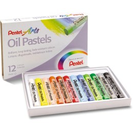 PASTELE OLEJNE PENTEL 12 KOLORÓW