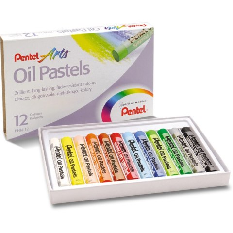PASTELE OLEJNE PENTEL 12 KOLORÓW