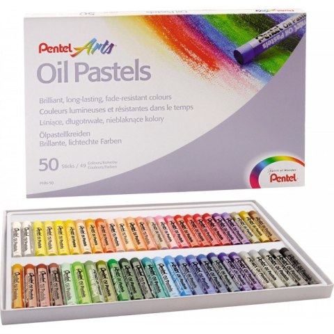 PASTELE OLEJNE PENTEL 50 KOLORÓW