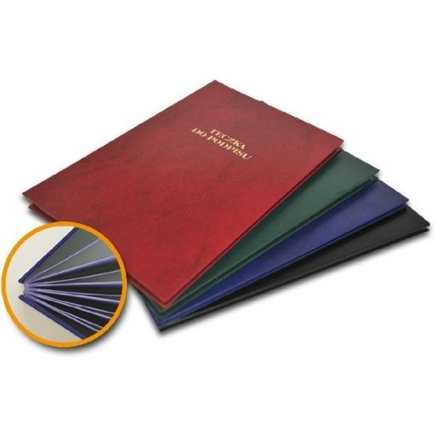 Teczka do podpisu 20 kartek granatowa Teczka do podpisu 20 kartek granatowa