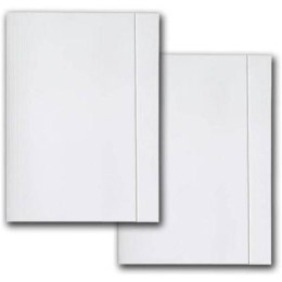 Teczka kartonowa z gumką A4 280g/m2 biała