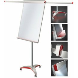 FLIPCHART 2X3 OFFICE PRO RED MOBILNY Z RAMIONAMI