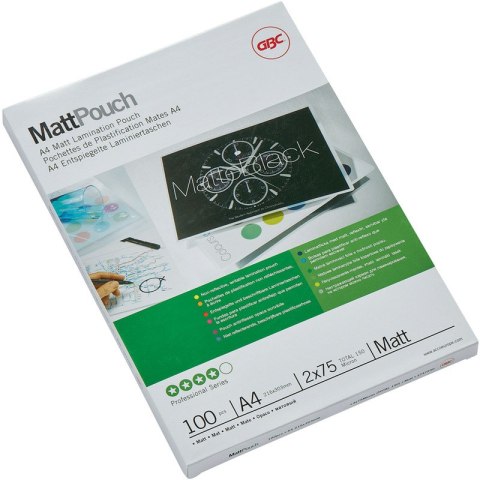 FOLIA LAMINACYJNA GBC A4/2x75µm MAT (100) FOLIA LAMINACYJNA GBC A4/2x75µm MAT (100)