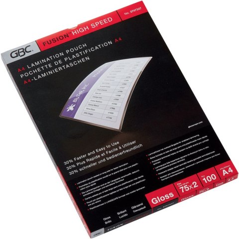 FOLIA LAMINACYJNA GBC HighSpeed A4/2x75µm BŁYSK (100)