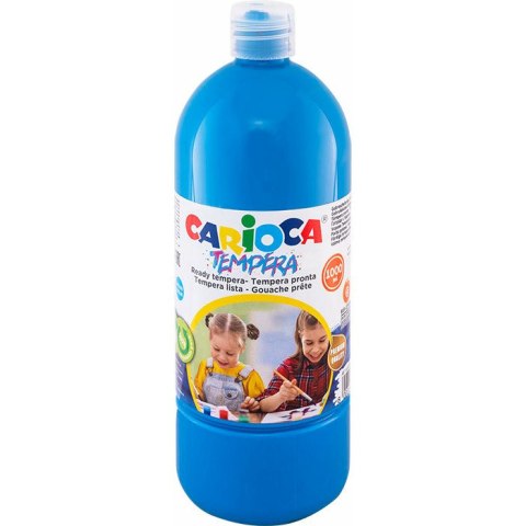 Farba tempera Carioca 1000ml błękitna Farba tempera Carioca 1000ml błękitna