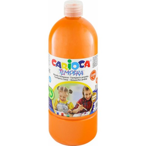 Farba tempera Carioca 1000ml pomarańczowa Farba tempera Carioca 1000ml pomarańczowa