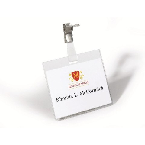 IDENTYFIKATOR DURABLE 60*90mm POZIOMY Z KLIPEM (25)