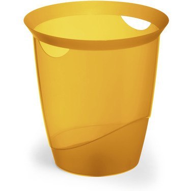 KOSZ NA ŚMIECI DURABLE 16L POMARAŃCZOWY TRANSPARENTNY KOSZ NA ŚMIECI DURABLE 16L POMARAŃCZOWY TRANSPARENTNY