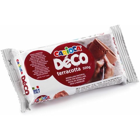 Masa modelarska Carioca Deco 500g terakota
