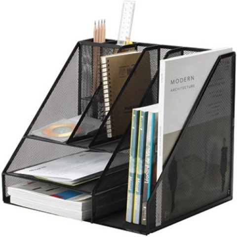 Organizer na biurko Q-Connect Office Set metalowy Organizer na biurko Q-Connect Office Set metalowy