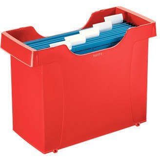 POJEMNIK NA TECZKI ZAWIESZANE LEITZ PLUS CZERWONY