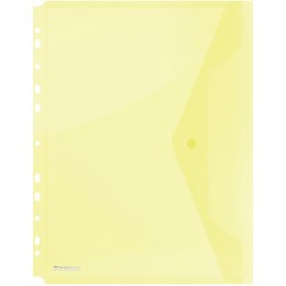 Teczka kopertowa wpinana Donau A4 żółta