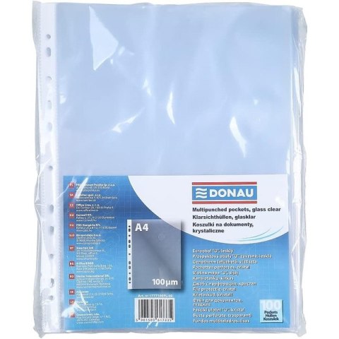 Koszulki Donau A4/100µm krystaliczne (100) Koszulki Donau A4/100µm krystaliczne (100)