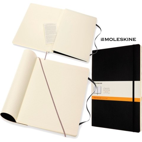 Notatnik Moleskine Classic A4 (21x29.7cm) linia czarny Notatnik Moleskine Classic A4 (21x29.7cm) linia czarny