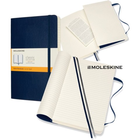 Notatnik Moleskine Classic L (13x21cm) linie niebieski Notatnik Moleskine Classic L (13x21cm) linie niebieski
