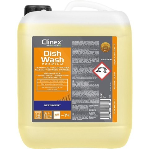 Płyn myjšcy do zmywarek CLINEX DishWash Premium, 5l