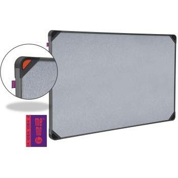 Tablica filcowa MemoBe Idea Edge 90x60cm rama aluminiowa czarna Tablica filcowa MemoBe Idea Edge 90x60cm rama aluminiowa czarna