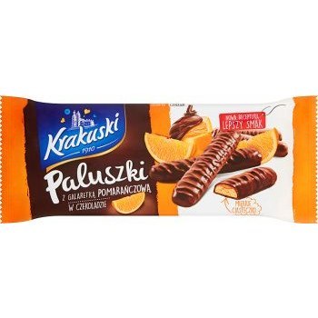 CIASTKA KRAKUSKI PALUSZKI 144g POMARAŃCZOWA GALARETKA CIASTKA KRAKUSKI PALUSZKI 144g POMARAŃCZOWA GALARETKA