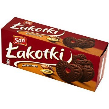 CIASTKA SAN ŁAKOTKI 168g KAKAOWE CIASTKA SAN ŁAKOTKI 168g KAKAOWE