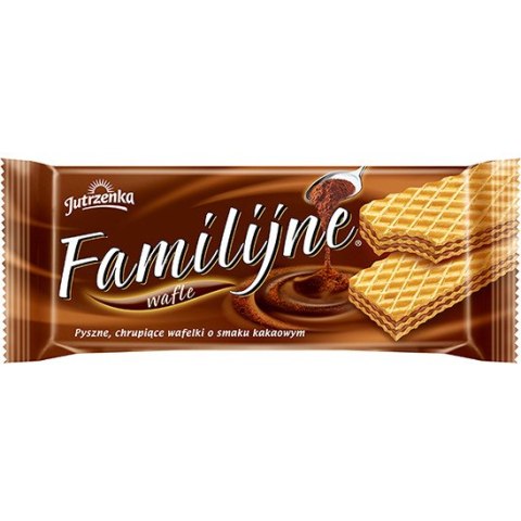 WAFLE JUTRZENKA FAMILIJNE 180g KAKAOWE WAFLE JUTRZENKA FAMILIJNE 180g KAKAOWE