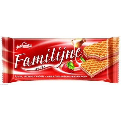 WAFLE JUTRZENKA FAMILIJNE 180g TRUSKAWKOWE WAFLE JUTRZENKA FAMILIJNE 180g TRUSKAWKOWE