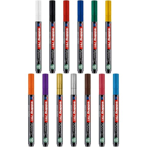 Marker olejowy Edding 791 srebrny