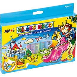 FARBY WITRAŻOWE AMOS 10,5ml*12 KOLORÓW