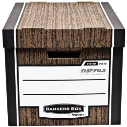 Pudło Bankers Box Woodgrain 340x295x405mm brązowe (2)