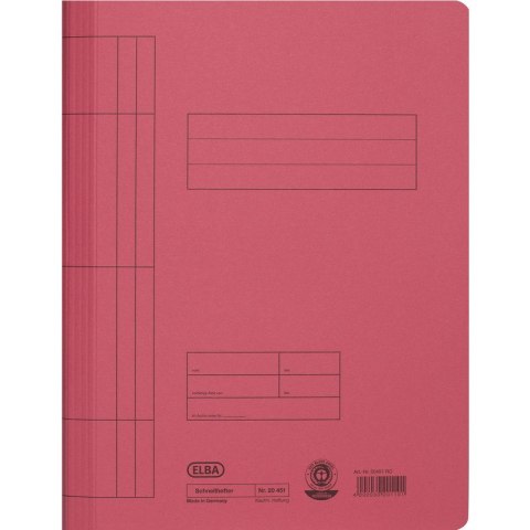 SKOROSZYT KARTONOWY ELBA A4 CZERWONY