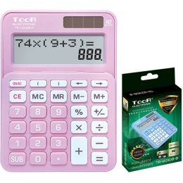 Kalkulator Toor TR-1223DB-P różowy