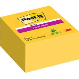 Karteczki Post-it Super Sticky 76x76mm (2028-S) żółte (350)