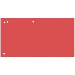 Przekładki kartonowe Office Products 1/3 A4 czerwone (100)