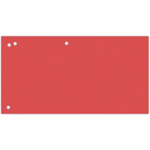 Przekładki kartonowe Office Products 1/3 A4 czerwone (100)