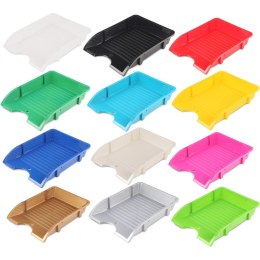 Szufladka na biurko DONAU, niełamliwa, PP, A4, żół