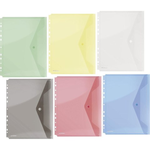 Teczka kopertowa wpinana Donau A4 dymna