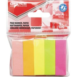 Zakładki indeksujšce OFFICE PRODUCTS, papier, 15x5