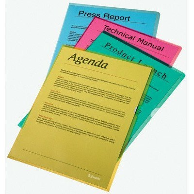 OFERTÓWKI ESSELTE "L" A4/115µm GROSZKOWE ZIELONE (25)