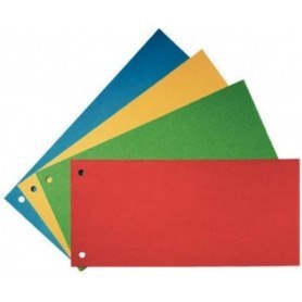 PRZEKŁADKI KARTONOWE ESSELTE 1/3 A4 MIX KOLORÓW (100)