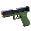 Pistolet Zabawkowy Naboje Piankowe Amunicja Łuski Zielony