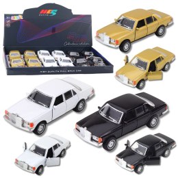 Samochód Klasyczny Metalowy Napęd Światła Dźwięki Otwierane Drzwi Mix