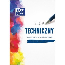 Blok techniczny Oxford A3/10k biały