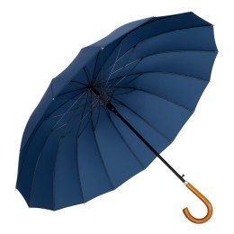 Duży Parasol Automatyczny Pokrowiec Na Ramię 24-Żeberkowy Granatowy 115 cm